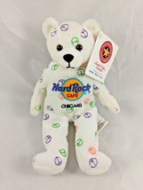 Hard Rock Cafe Bear Plush Peace Chicago 8 Inch Herrington Teddy Bears St... - $8.95