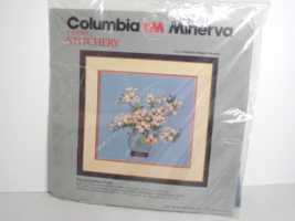 Columbia Minerva Crewel Stitchery 7514 Dogwood In Bloom Picture Vintage ... - £15.50 GBP