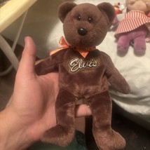 ELVIS Reese’s Coco BEANIE BABY Chocolate Ty Bear 2007 RETIRED Original P... - $24.75