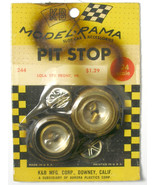 1965 K&amp;B Aurora 1:24 Slot Car Pit Stop Parts LOLA T-70 POSI-LOK WHEEL SE... - $512.99 MXN