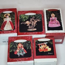 Hallmark Ornament Lot of 5 Cinderella Fred &amp; Barney Little Red Riding Hood - £15.52 GBP