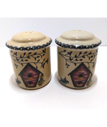 Vintage Bird House Salt And Pepper Shaker Set Multicolor 3&quot; Tall - Inclu... - €11,88 EUR