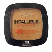 Loreal Paris 700 Classic Tan Infallible Pro-Matte Powder 16-Hr 0.31 oz S... - $18.99