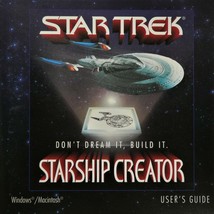 STAR TREK ~ STARSHIP CREATOR ~  Used Software ~ Windows 95-98 &amp; Mac ~ En... - $9.89