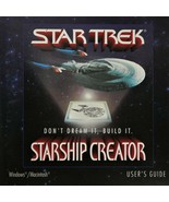 STAR TREK ~ STARSHIP CREATOR ~  Used Software ~ Windows 95-98 &amp; Mac ~ En... - $13.52 CAD
