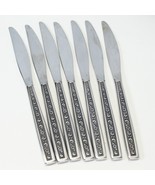 Oneida Fernwood West Bend Dinner Knives 9 1/4&quot; Stainless Lot of 7 - $491.02 MXN