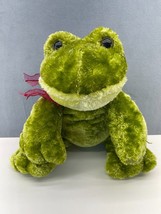 Dan Dee Frog Plush 13 inch Green Stuffed Animal Toy Collectors Choice - $16.39