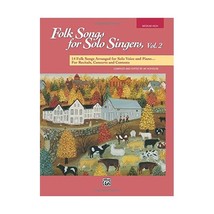 Folk Songs for Solo Singers: Vol 2 Jay Althouse - $22.00