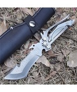 Multifunctional Fixed Blade Knife Twig Scissor Outdoor Camping Mechanica... - £27.40 GBP