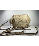 Tan Faux Ostrich HexagonalCircle Shoulderbag/Purse - €13,12 EUR