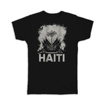 Haiti Coat of Arms : Gift T-Shirt Haitian Pride Flag Independence National Symbo - £14.38 GBP