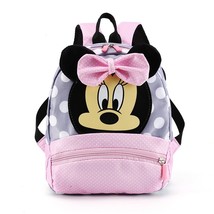 Disney Cartoon Backpack For Baby Boys Girls Minnie Mickey Mouse Children Lovely  - £15.08 GBP