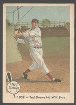 1959 Fleer Ted Williams Story #13 Ted Shows He Will Stay Boston Red Sox - £8.78 GBP