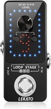 Lekato Looper Guitar Pedal Guitar Loop Pedal Tuner Pedal 9 Loops 40, Black - $72.96