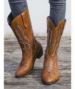 Western Embroidered Cowgirl Boots - $131.77 CAD
