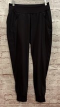 Athleta Pants Womens 4 Black Soho Jogger Pockets Ankle 28x28.5 76253 - £27.44 GBP