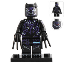 Black Panther Marvel Universe Superheroes Lego Compatible Minifigure Bricks - £2.34 GBP