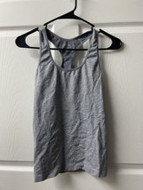 Marilyn Womens Size S Athletic Racer Back Tank Top Gray Exercise Gym Str... - $5.83