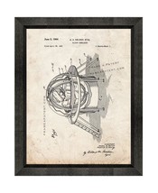 Flight Simulator Patent Print Old Look with Beveled Wood Frame - £19.62 GBP+