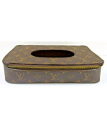 Louis Vuitton Monogram Leather Zippered Tissue Holder Box - $791.01