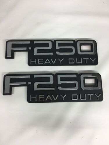 ✅ 1997 97 92-96 Ford Truck F-250 F250 Heavy Duty Side Fender Emblem Pair - $28.71