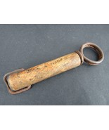 Vintage Corkscrew wood Bottle Opener Advertising WINES &amp; WHISKEYS Ohio - $556.74 MXN