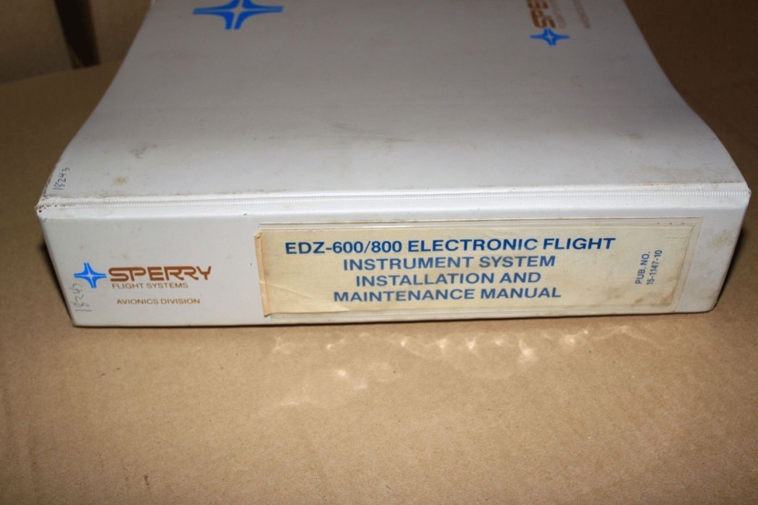 Honeywell Sperry EDZ-601/801 EFIS Dual System Pilot&#39;s Handbook Guide Manual - $147.00