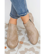 Philippine Gray Suede Ankle Boots - $709.43 MXN