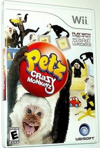 Nintendo Wii Petz Crazy Monkeyz Complete Video Game With Manual Tested/Works - £5.82 GBP
