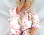 Vintage 2000 Original Lee Middleton Blonde Blue eyed Baby Doll Sucks Thumb - $20.78