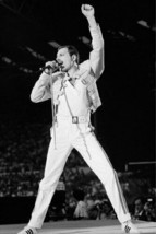 Queen Freddie Mercury in concert pose arm raised 24X36 Poster - £23.58 GBP