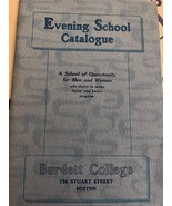 Burdett College 1931-1932 evening school catalogue Boston MA - £11.40 GBP