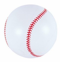 12 INFLATABLE BASEBALL 12 inch sports ball inflate blowup toy novelties ... - £9.83 GBP