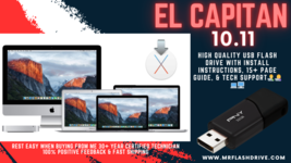 Mac OS X El Capitan 10.11 Bootable USB Flash Drive Install Upgrade Repair Recove - £23.47 GBP