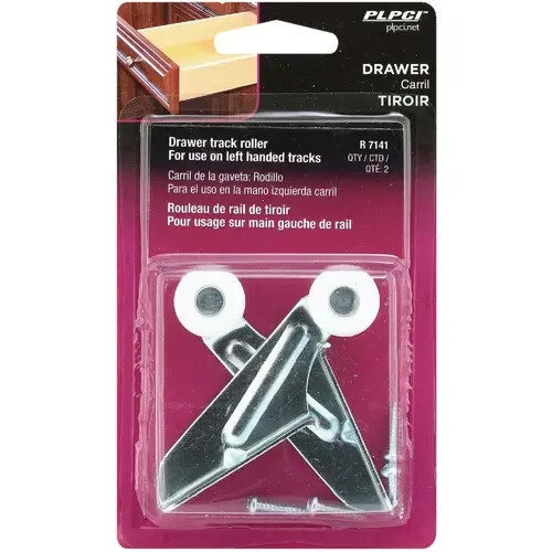 Prime Line R 7141 13/16&#39;&#39; In., Left Hand Drawer Track Roller (2-Pack) - $5.94