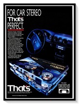 That&#39;s America Inc Recording Cassettes Ad Vintage 1991 Magazine Advertisement - £7.75 GBP