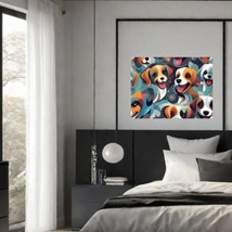 cute dog, puppies, wall art, digital - £0.79 GBP