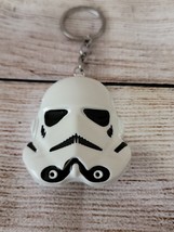 3D Star Wars Stormtrooper Helmet 2012 Solid Metal Key Chain With Clasp 2.5&quot; - £11.33 GBP