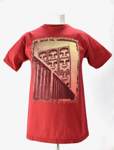 Obey Propaganda T Shirt Andre Giant Graphic Red Tee Medium - £12.56 GBP