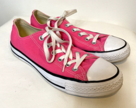 Universe Converse All -Star Canvas Sneakers Neon Pink Women&#39;s 9/Men&#39;s 7 - £22.72 GBP