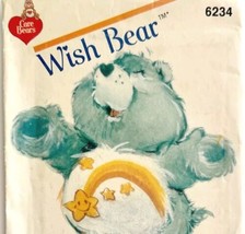 Care Bears Wish Bear 1983 Stuffed Animal Pattern 6234 Butterick Vintage C50 - £30.66 GBP