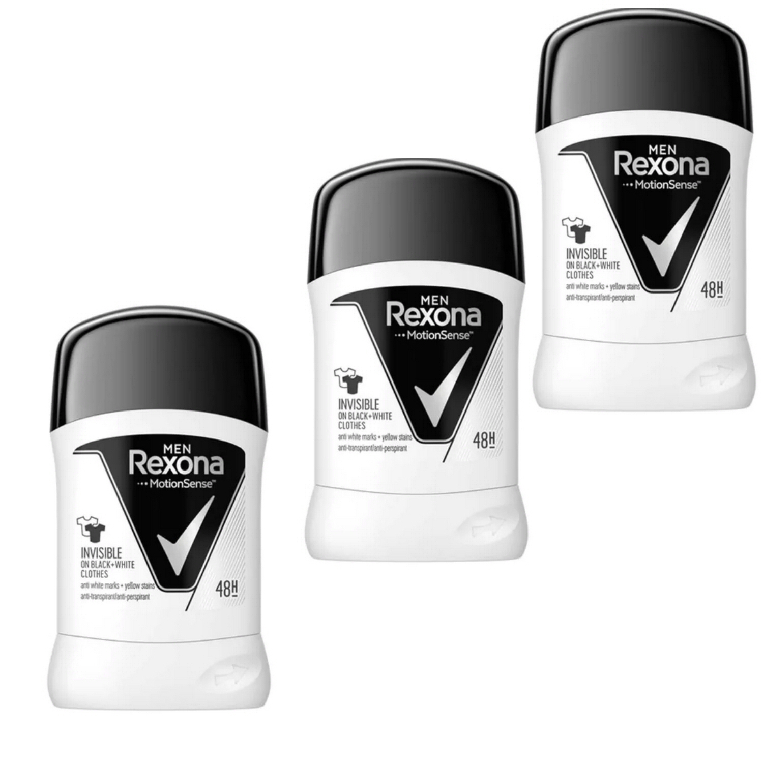 Primary image for Rexona Men Invisible on Black + White Clothes Antiperspirant stick for men 50 ml