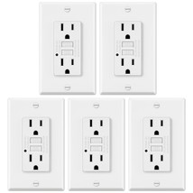 15 Amp Non-Tamper Resistant Gfci Outlets, Decor Gfi Receptacles With Led... - $50.99