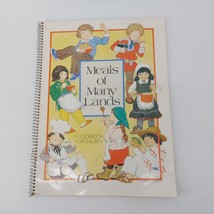 Meals of Many Lands Cookbook For Children Mexico Italy France 1978 - $18.51