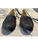 Cole Haan Black Suede Loafers Women’s 7B Classic Slip-On Flats Made in I... - $346.07 MXN