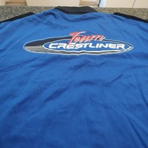 Crestliner Team Mechanics Shirt Fishing Boats Speed Zone Race Gear Button Up Xl - $23.26