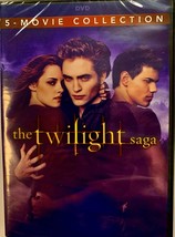 The Twilight Saga Complete Movies Series 1 2 3 4 5 Collection Boxed 5 Movie - £16.50 GBP