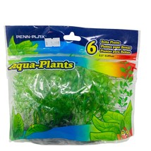 Penn Plax Betta Size Plastic Plant 4 Inch Value Pack Green - £3.97 GBP