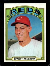 1972 Topps #358 Sparky Anderson Ex Reds Mg Hof *X69836 - £7.18 GBP