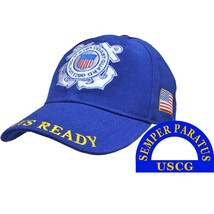 United States Coast Guard Logo Always Ready Hat Cap Blue - £11.32 GBP